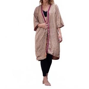 NEW STANDAWT leila reversible saree one size kimono in multi
